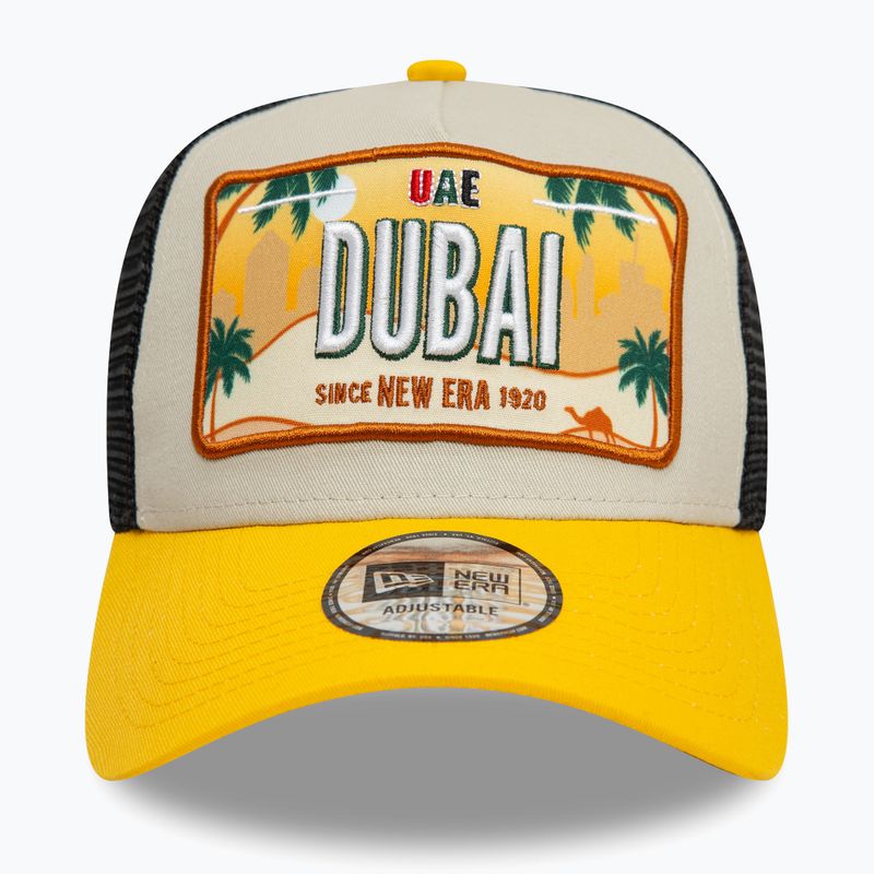 New Era Licence Plate Los Angeles Trucker light beige baseball cap 3