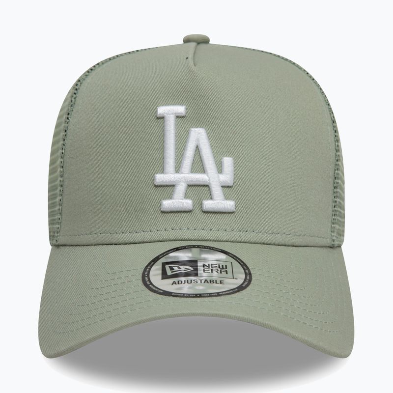 New Era League Essential Trucker Los Angeles Dodgers green pstl baseball cap 2