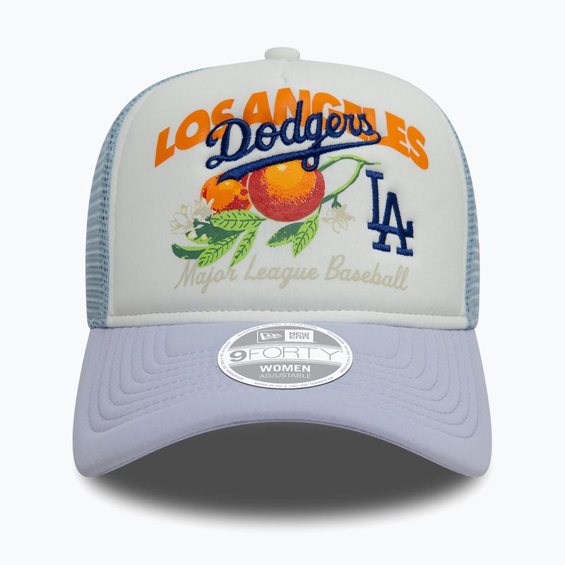 New Era Fruit Graphics Trucker Los Angeles Dodgers pastel blue baseball cap 2