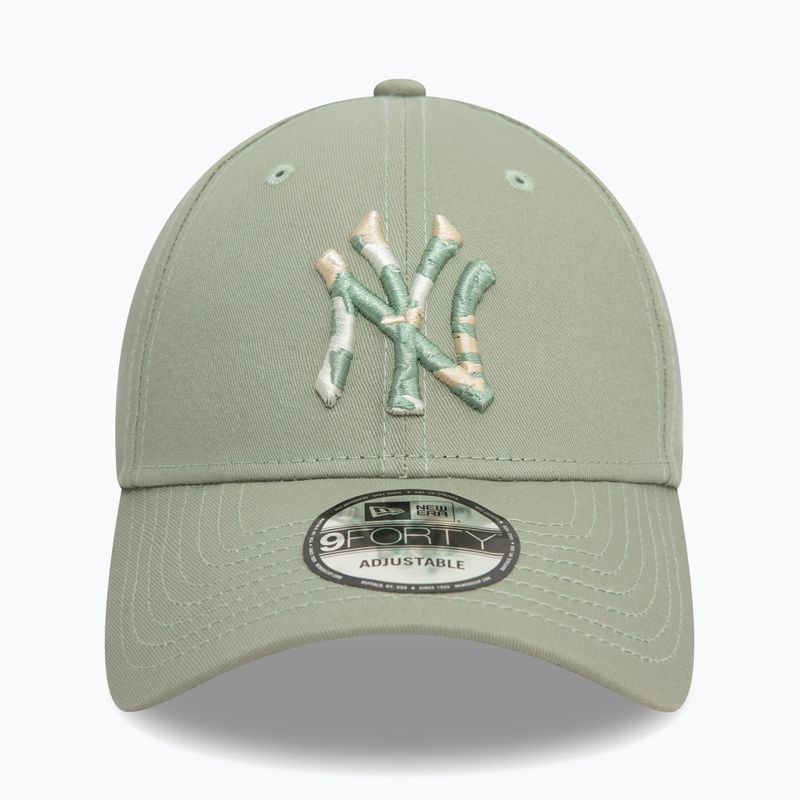 New Era Camo Infill 9Forty New York Yankees green pastel baseball cap 2