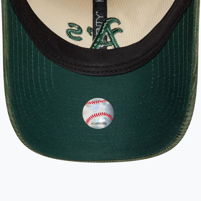 New Era Block Cord 9Twenty Oakland Athletics baseball cap light beige 5