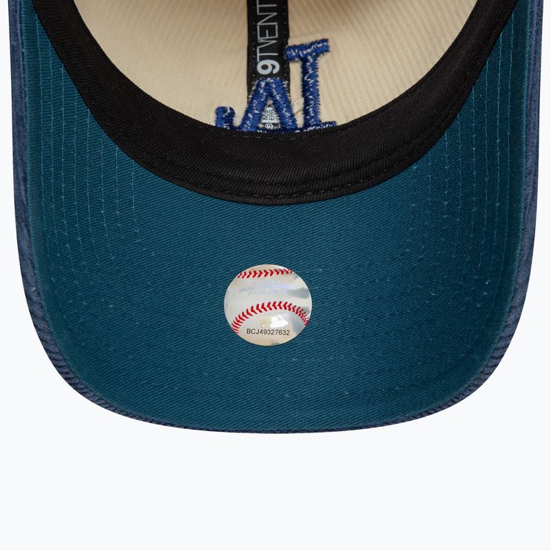 New Era Block Cord 9Twenty Los Angeles Dodgers baseball cap light beige 5