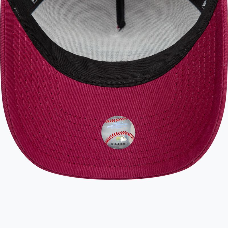 New Era MLB Patch Trucker Los Angeles Dodgers dark red baseball cap 5