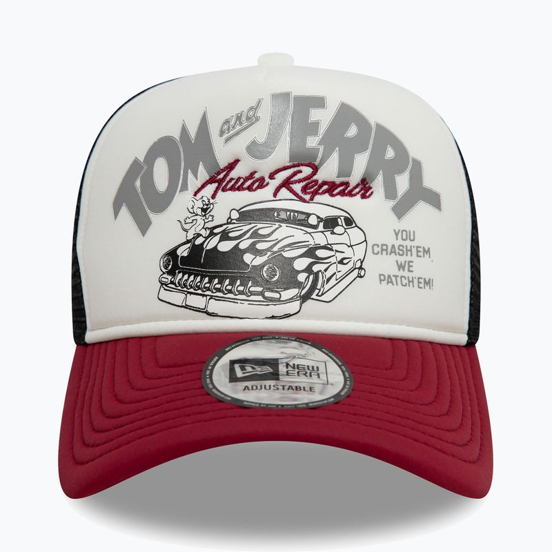 New Era Tom And Jerry Trucker dark red baseball cap 2