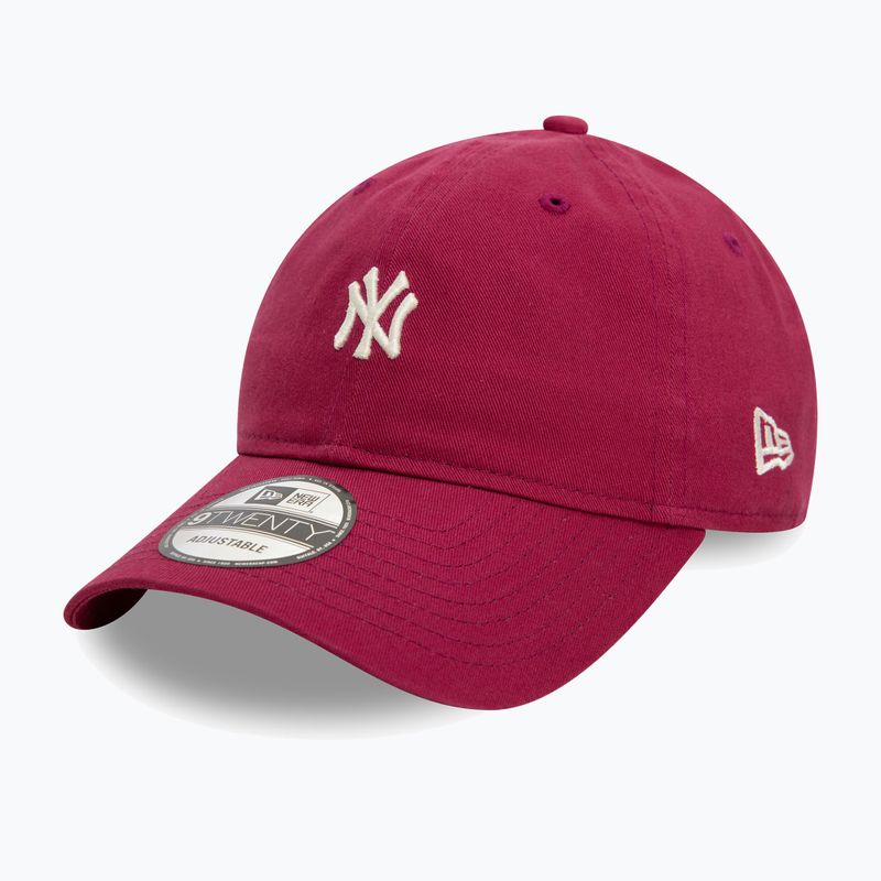 New Era Mini Washed 9Twenty New York Yankees dark red baseball cap 2