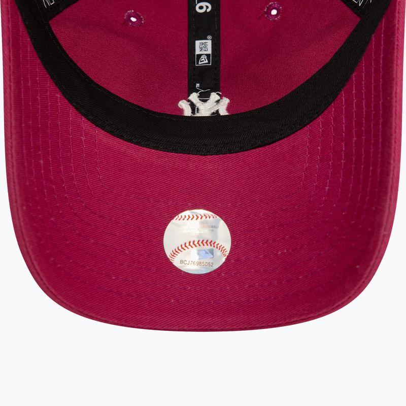 New Era Mini Washed 9Twenty New York Yankees dark red baseball cap 5