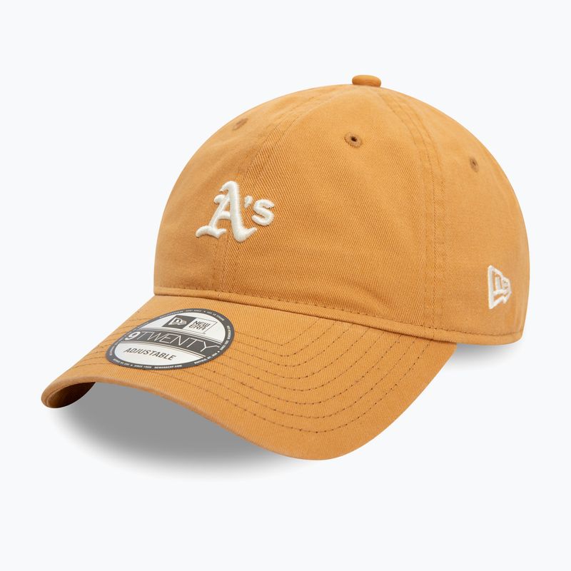 New Era Mini Washed 9Twenty Oakland Athletics dark beige baseball cap 2