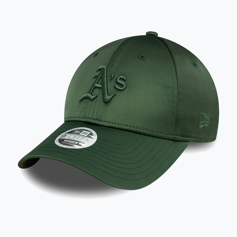 New Era Satin 9Forty Oakland Athletics baseball cap dark green 2