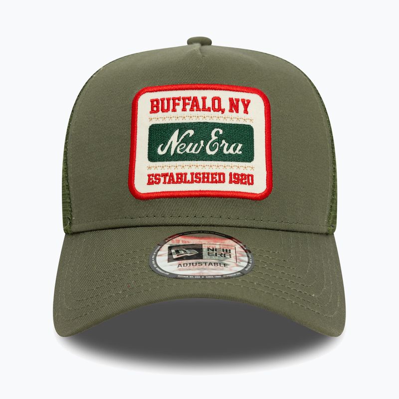 New Era NE Patch Trucker green med baseball cap 2