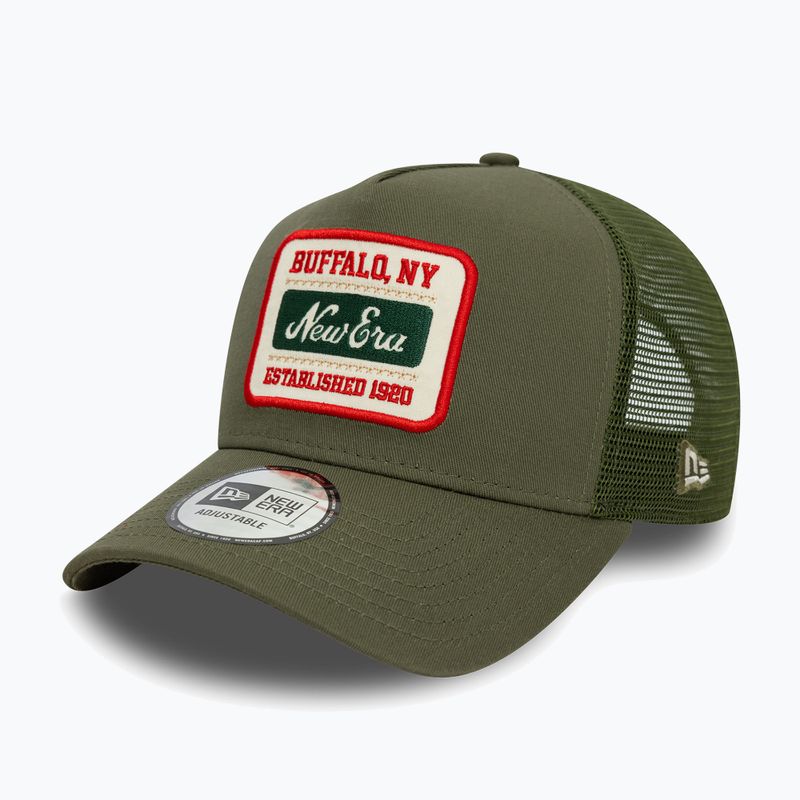 New Era NE Patch Trucker green med baseball cap 3