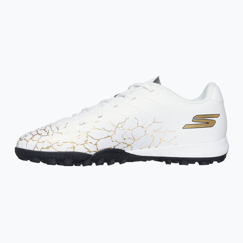 Children's football boots SKECHERS Skx_1.5 Youth Jr TF white/gold 10