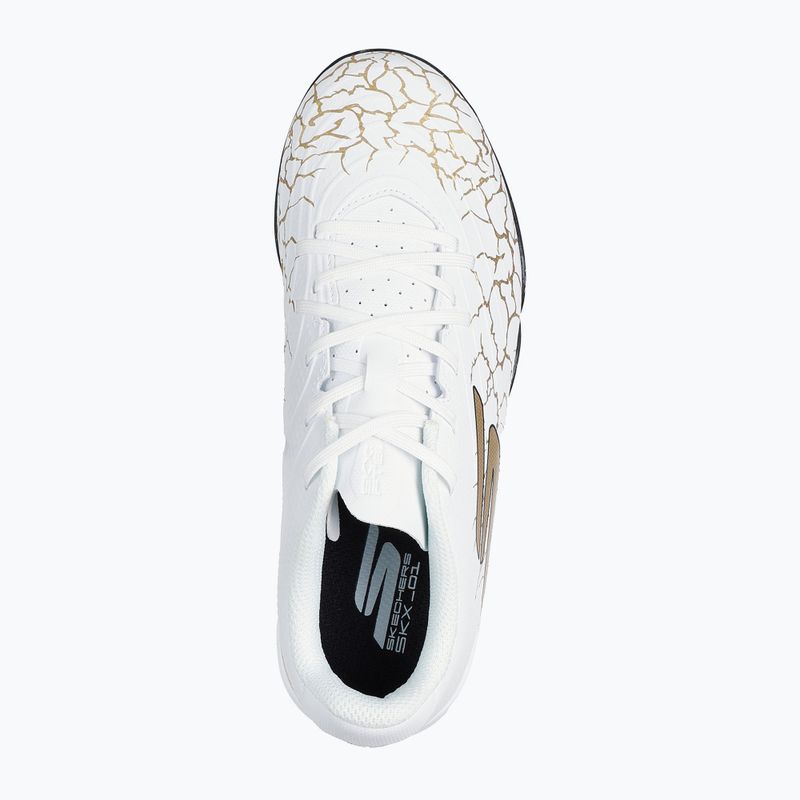 Children's football boots SKECHERS Skx_1.5 Youth Jr TF white/gold 11