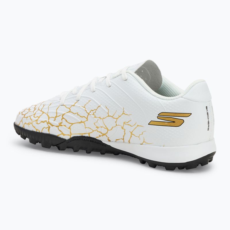 Children's football boots SKECHERS Skx_1.5 Youth Jr TF white/gold 3