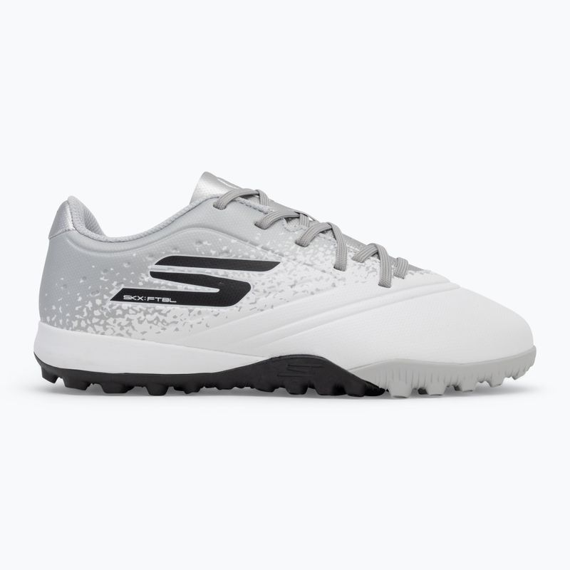 Children's football boots SKECHERS Razor 1.5 Youth Jr TF white/silver 2