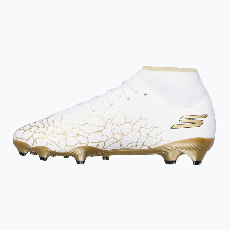 Men's football boots SKECHERS Razor 1.5 Academy FG white/gold 10