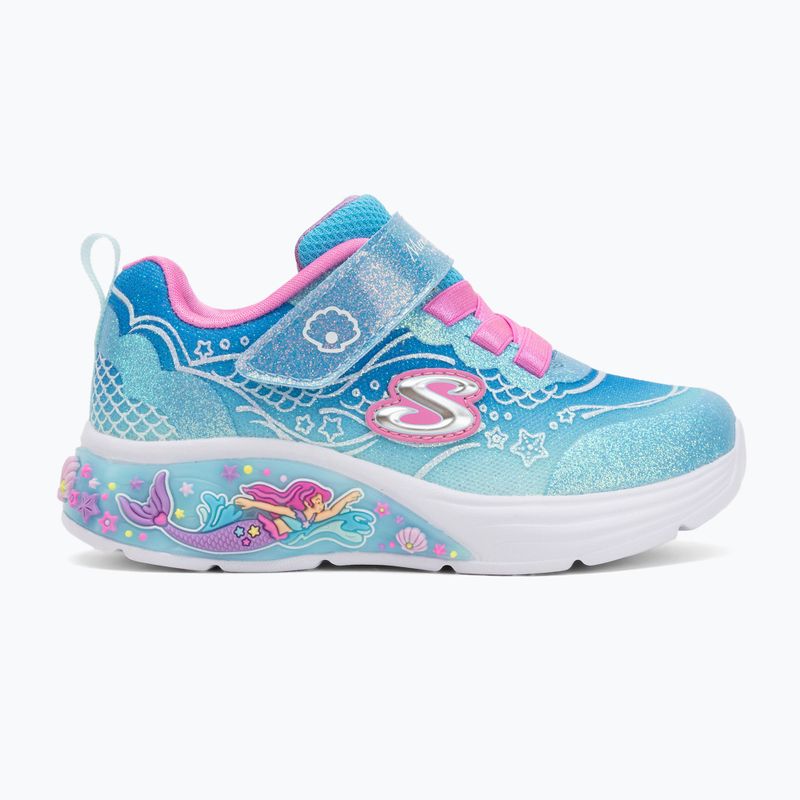 Skechers My Dreamers Lil Mermaid blue/multi children's shoes 2