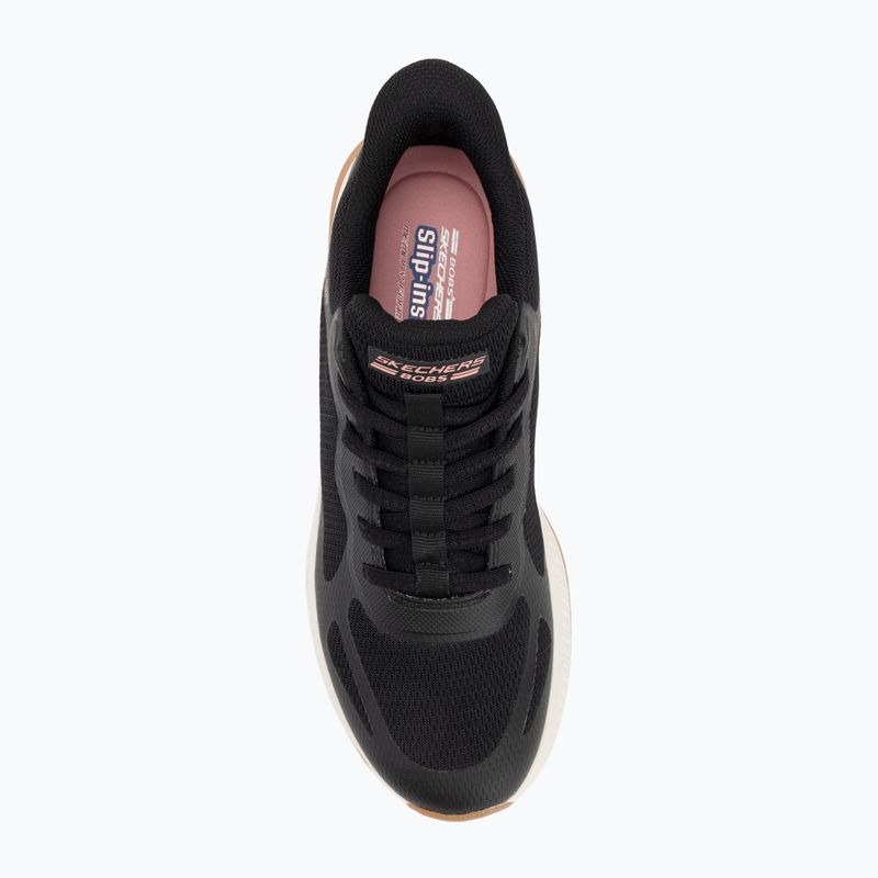 Women's shoes SKECHERS Bobs Squad 4 Staple Look black 5