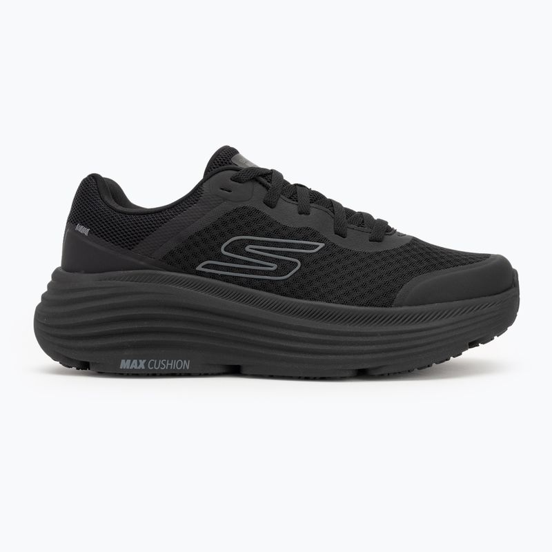 SKECHERS men's Max Cushioning Endeavour black shoes 2