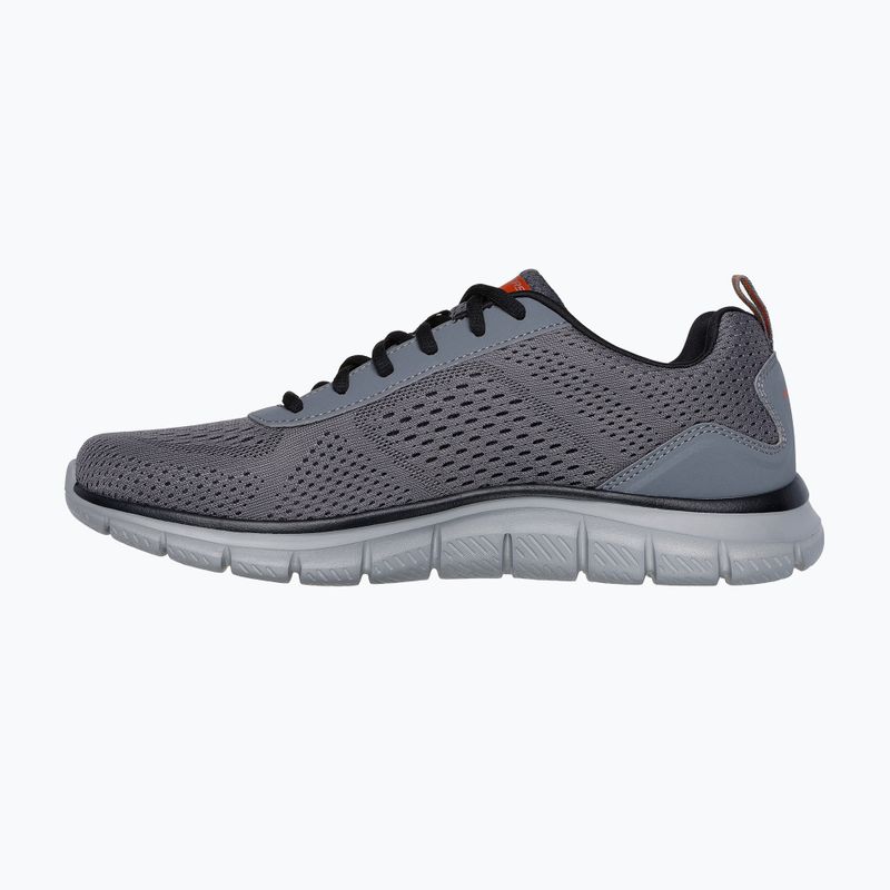 Men's shoes Skechers Track Leshur charcoal/orange 3