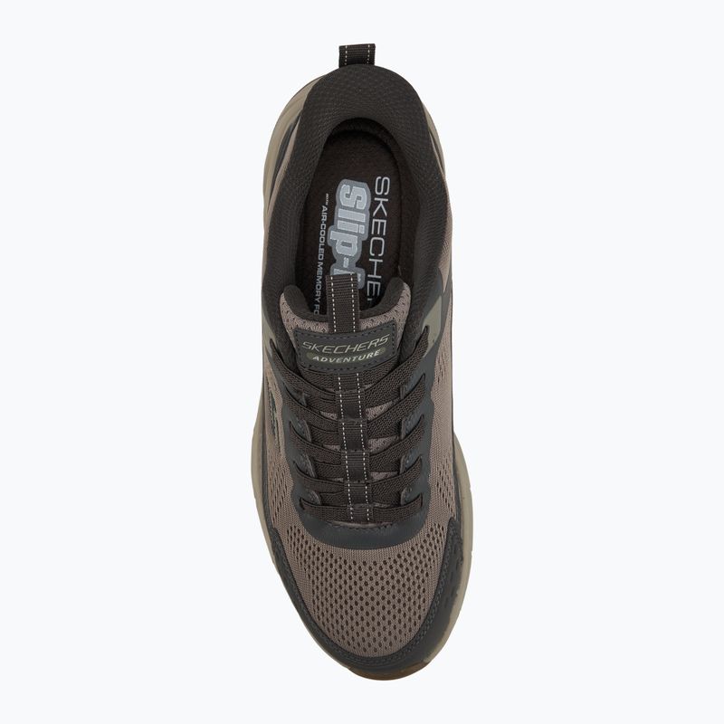 SKECHERS Hillcrest 2.0 men's shoes dark taupe 5