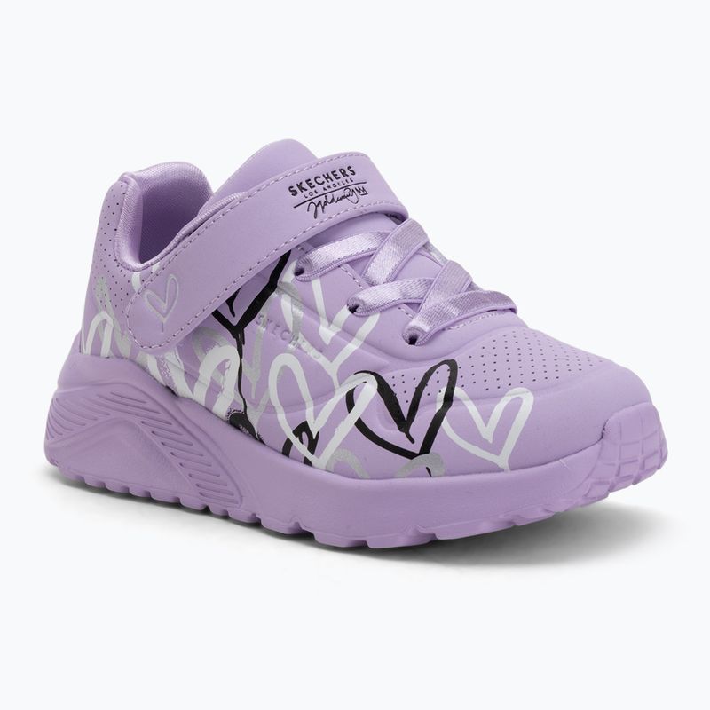 Children's shoes SKECHERS Uno Lite Love Levitate lavender/multi