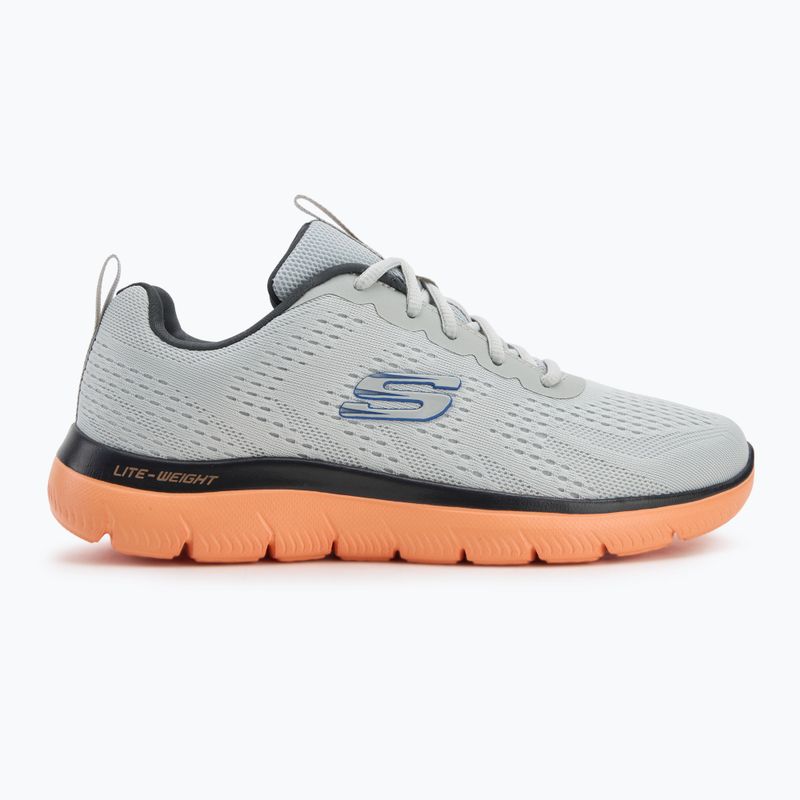 Men's shoes SKECHERS Summits Torre gray/orange 2