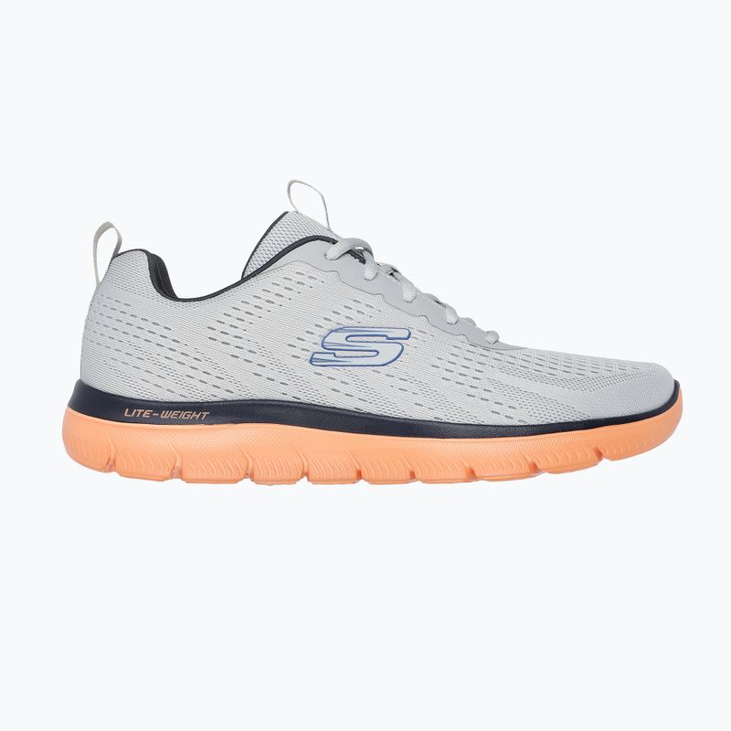 Men's shoes SKECHERS Summits Torre gray/orange 2