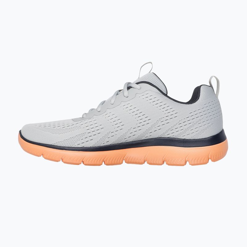 Men's shoes SKECHERS Summits Torre gray/orange 3