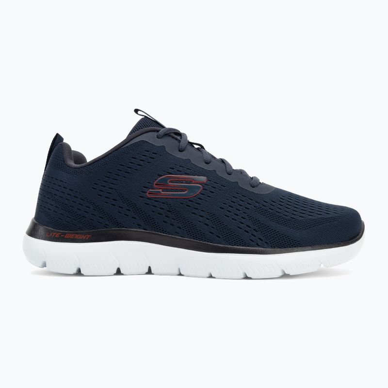 Men's SKECHERS Summits Torre navy/red shoes 2