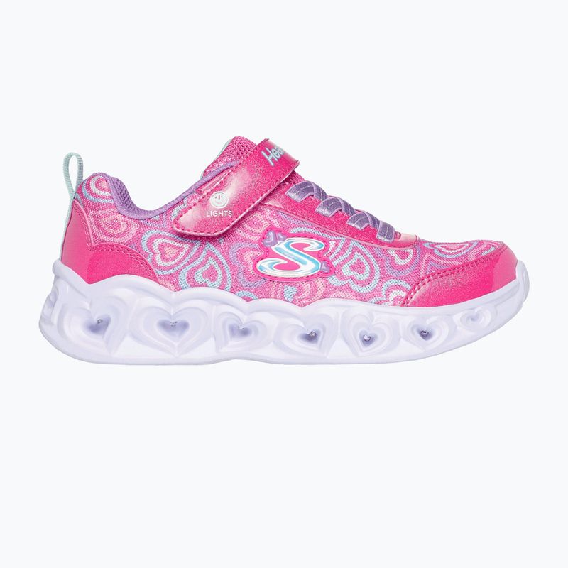 Children's shoes SKECHERS Heart Lights Boogie Love hot pink/multi 2