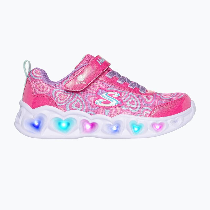 Children's shoes SKECHERS Heart Lights Boogie Love hot pink/multi 3
