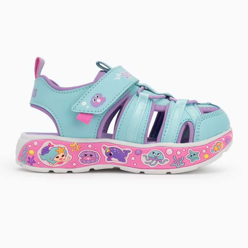 SKECHERS children's sandals Play Scene Splash Cute Crew turquoise/lavender 2