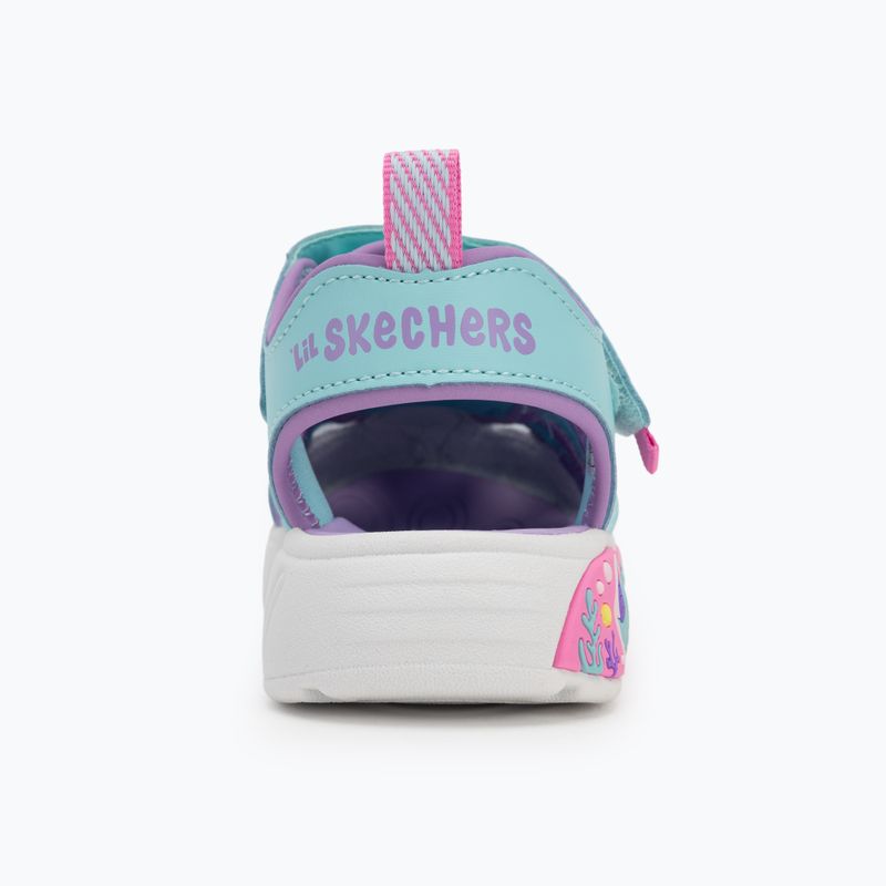 SKECHERS children's sandals Play Scene Splash Cute Crew turquoise/lavender 6