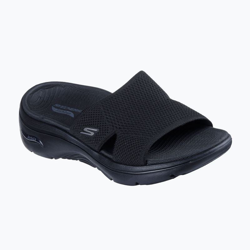 Women's slides SKECHERS Go Walk Arch Fit 2.0 Dakota black 8