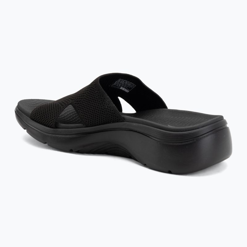 Women's slides SKECHERS Go Walk Arch Fit 2.0 Dakota black 3