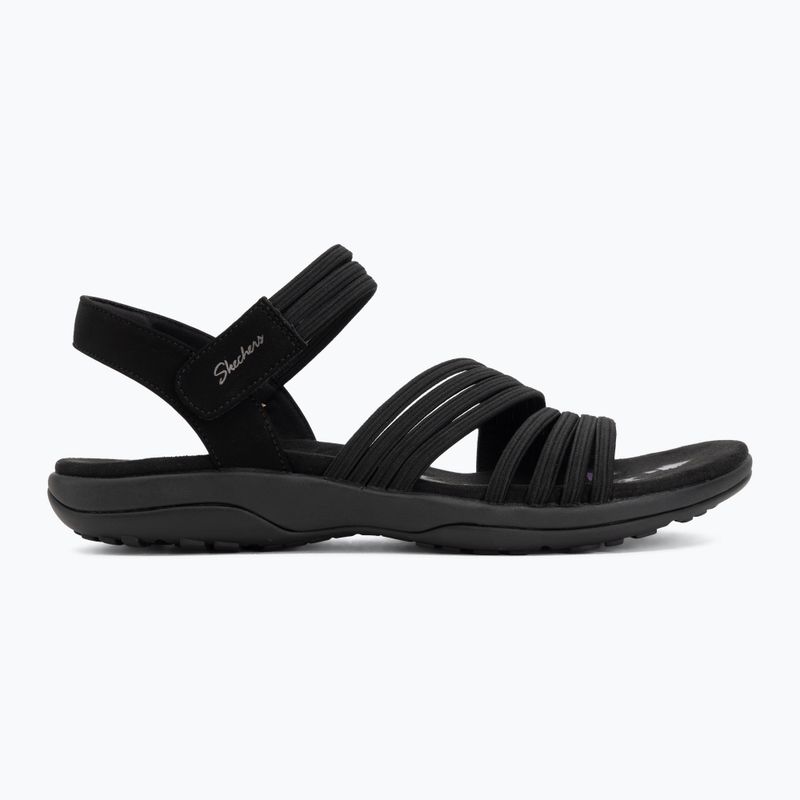 Women's sandals SKECHERS Reggae Slim Coffee Run black 2