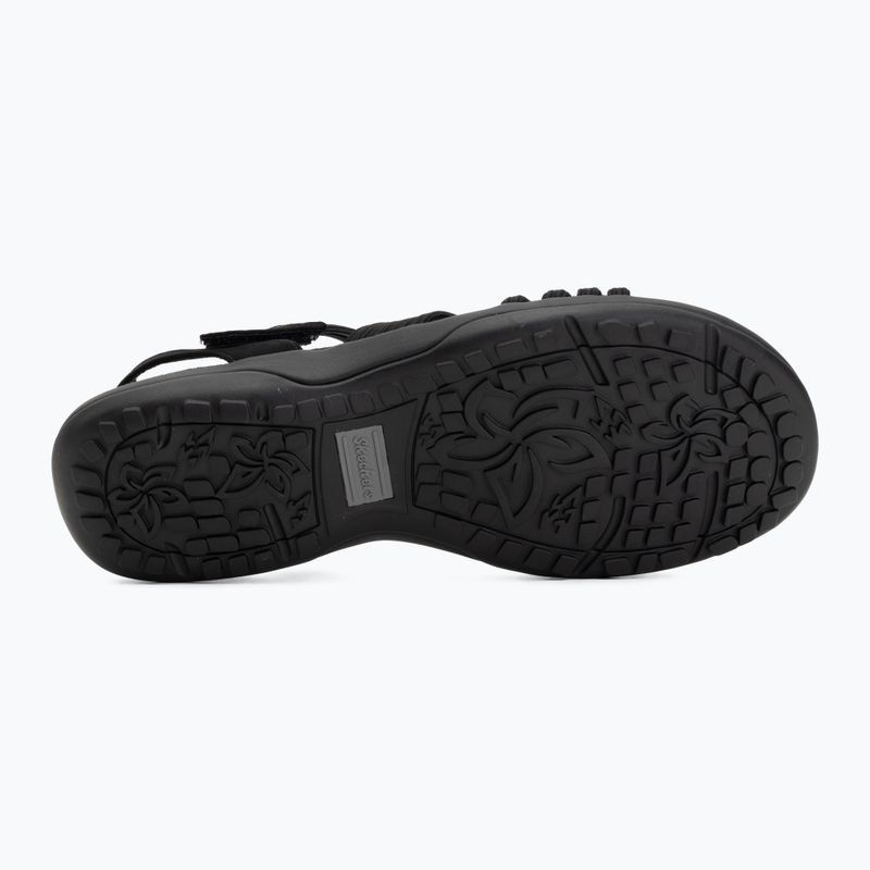 Women's sandals SKECHERS Reggae Slim Coffee Run black 4