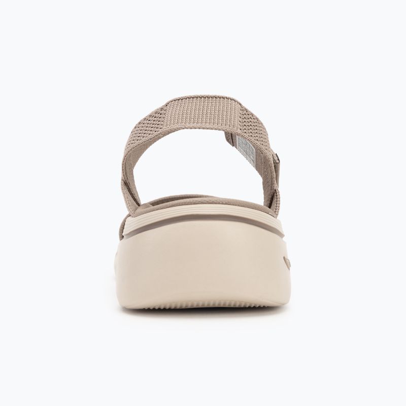 Women's SKECHERS Go Walk Arch Fit 2.0 taupe sandals 6