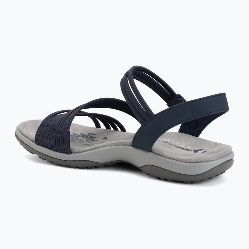 Women's sandals SKECHERS Reggae Slim Coffee Run blue 3