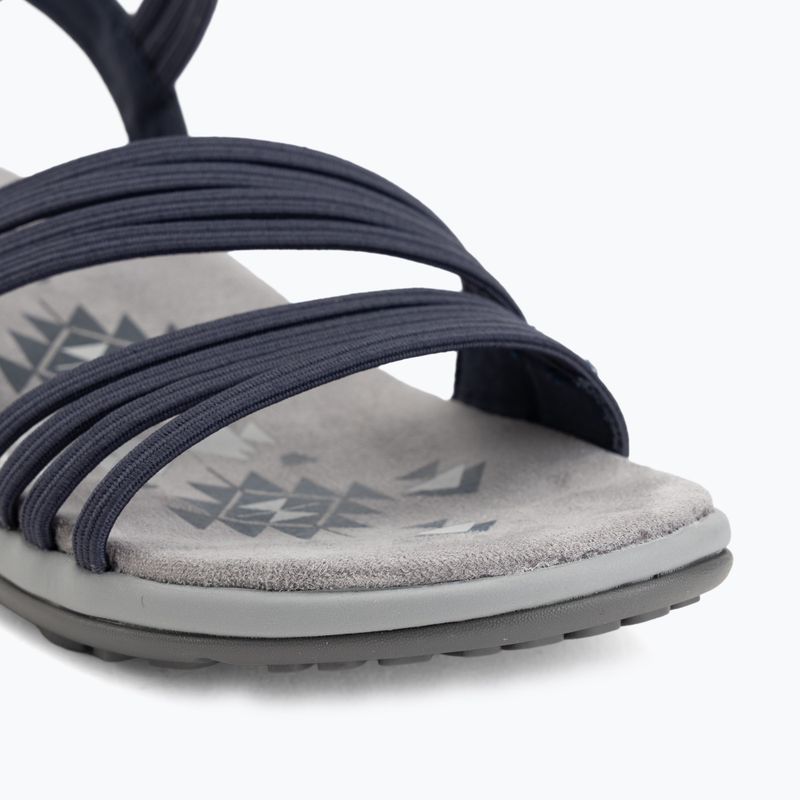 Women's sandals SKECHERS Reggae Slim Coffee Run blue 7