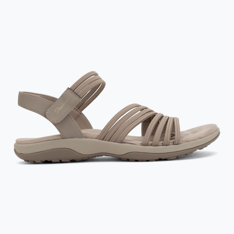 Women's sandals SKECHERS Reggae Slim Coffee Run gray 2