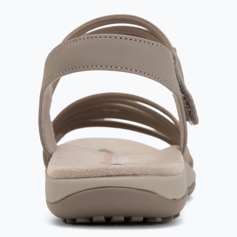 Women's sandals SKECHERS Reggae Slim Coffee Run gray 6