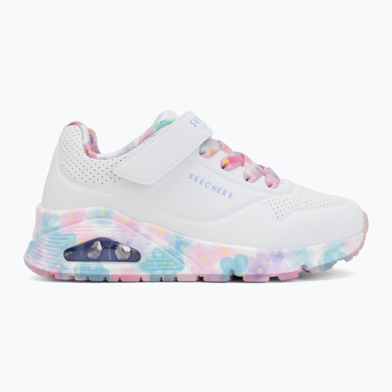 Children's shoes SKECHERS Uno Gen1 Fresh Blooms white 2