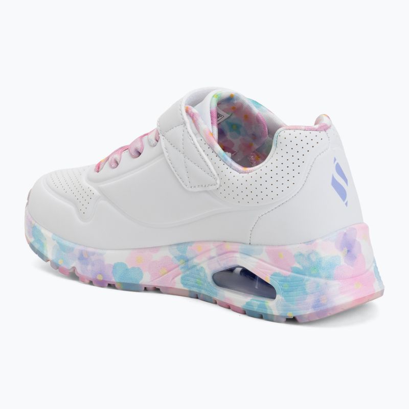 Children's shoes SKECHERS Uno Gen1 Fresh Blooms white 3