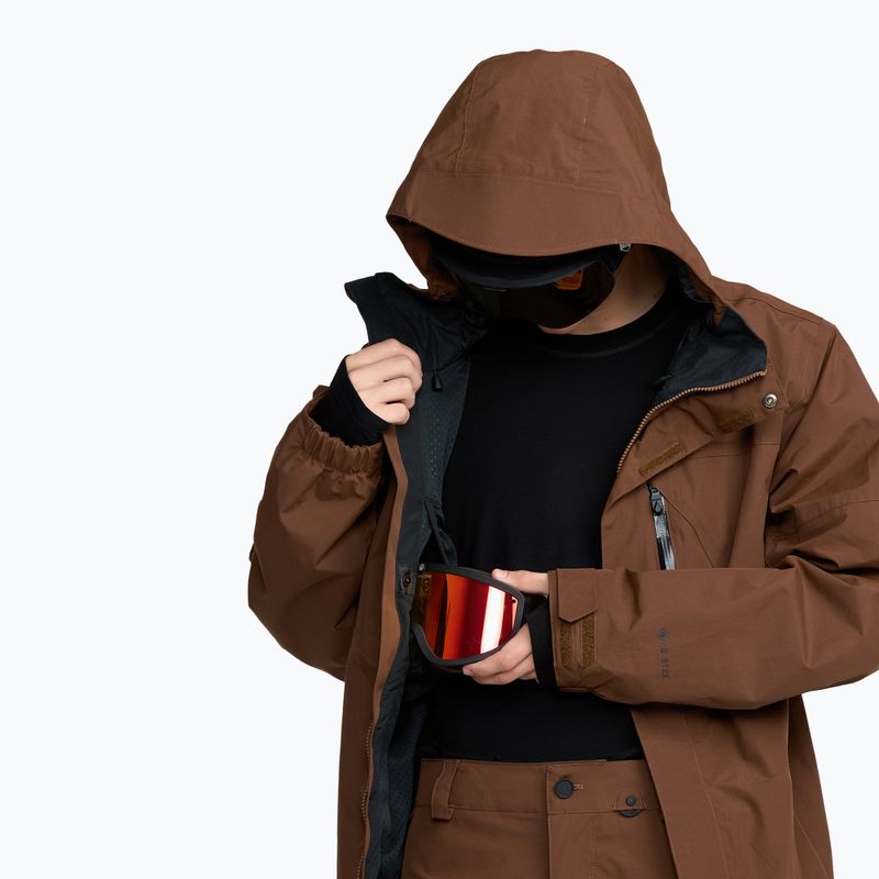 Men's snowboard jacket Volcom L Insulated GTX browen 8