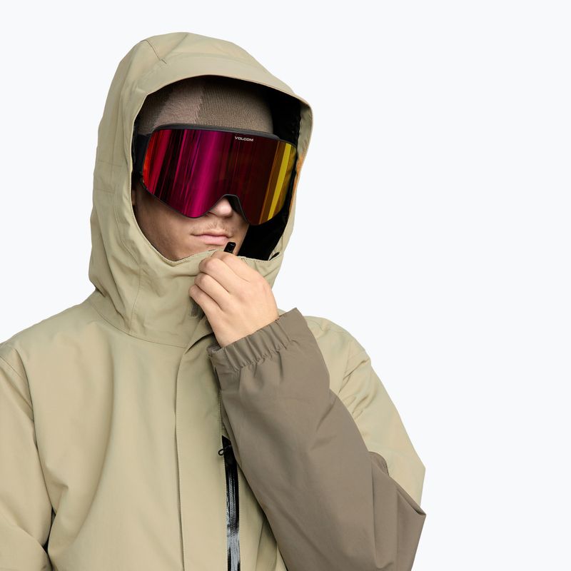 Men's snowboard jacket Volcom L Insulated GTX moss green 5