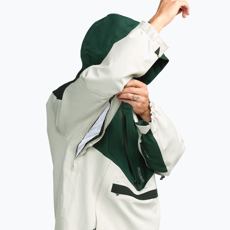 Men's snowboard jacket Volcom Brighton Pullover stone 8