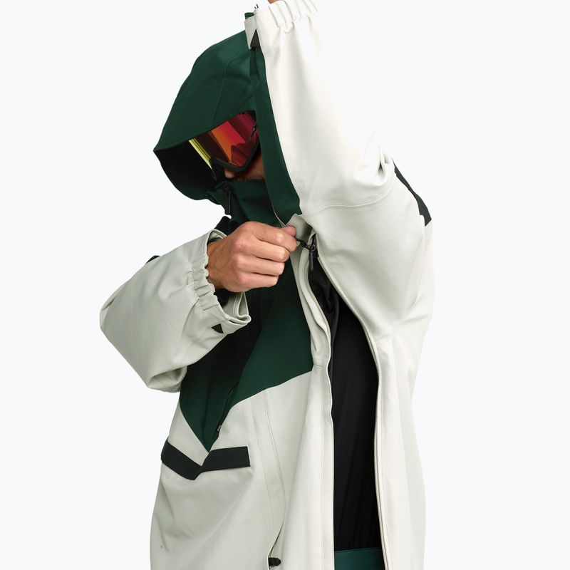 Men's snowboard jacket Volcom Brighton Pullover stone 9