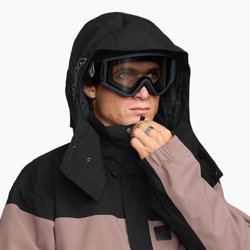 Men's snowboard jacket Volcom Kleveland mauve 6