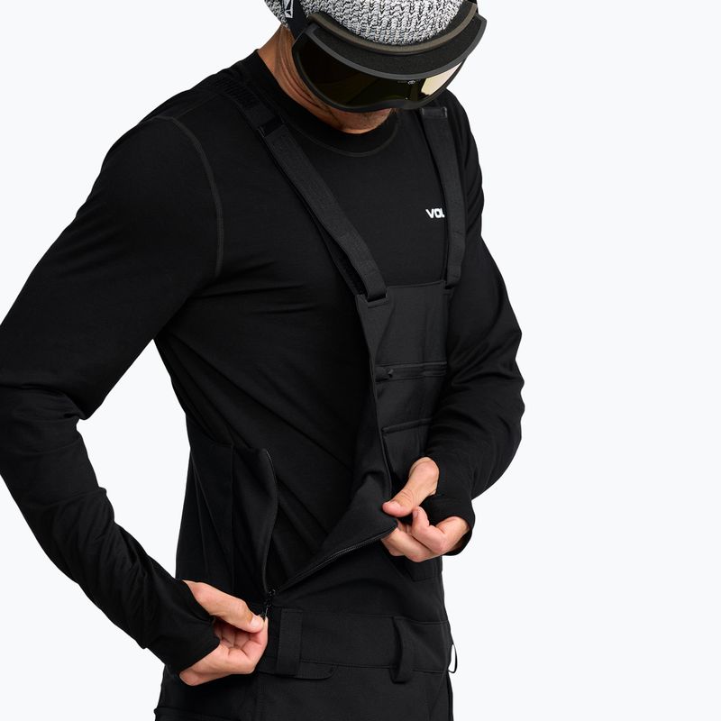 Men's snowboard trousers Volcom Roan Bib Overall black 8